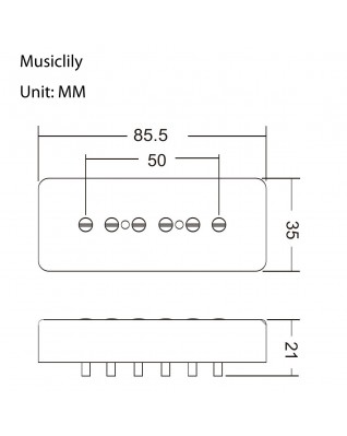 Musiclily MX1255 Звукосниматель сингл