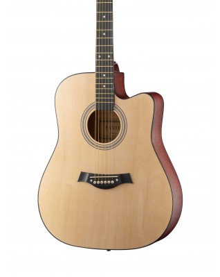 FANTE FT-221-N Акустическая гитара, с вырезом 41", цвет натуральный