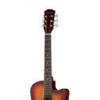 FANTE FT-D38-3TS Акустическая гитара, с вырезом, санберст