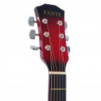 FANTE FT-D38-RDS Акустическая гитара, с вырезом, красный санберст