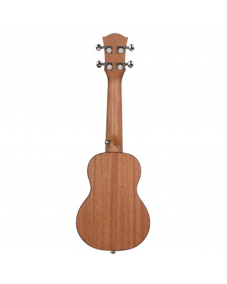 Cascha HH-2026 Mahogany Series Укулеле сопрано, с чехлом, цвет натуральный