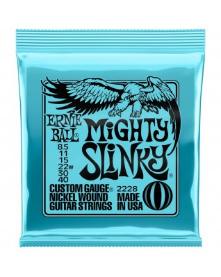 ERNIE BALL 2228 Nickel Wound Slinky Mighty 8.5-40 - Струны для электрогитары