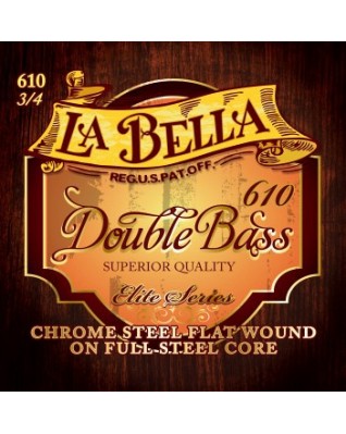 La Bella 610 Комплект струн для контрабаса размером 3/4