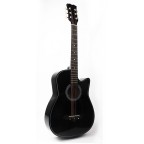 Foix FFG-1038BK Акустическая гитара, черная, с вырезом