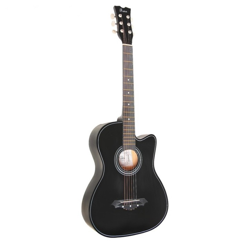 Foix FFG-1038BK Акустическая гитара, черная, с вырезом