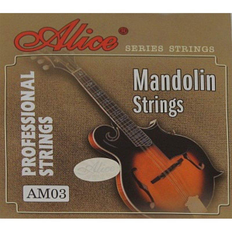Alice AM03 Комплект струн для мандолины, посеребренная медь