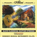 Струны для классической гитары ALICE A106-H, прозрачный нейлон, Hard