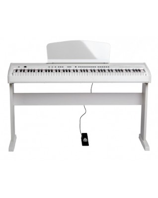 Orla Stage Studio Цифровое пианино, белое, со стойкой