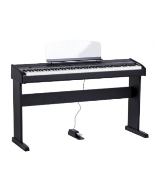 Orla Stage Studio Цифровое пианино, черное, со стойкой
